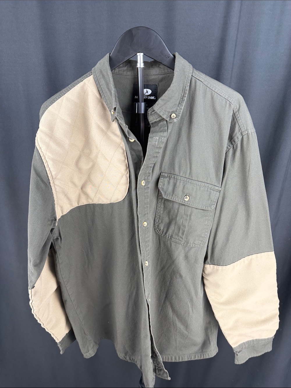 Mossy Oak Olive Green Utility Shirt